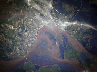 Паводок в Хабаровском крае виден даже из космоса