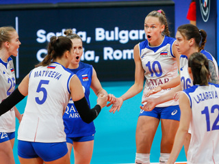 Российские волейболистки одержали победу на старте чемпионата Европы