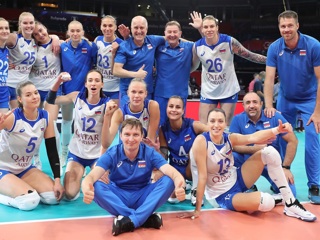 Российские волейболистки сыграют с командой Белоруссии в 1/8 финала чемпионата Европы
