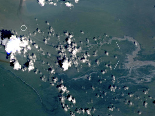 Крупный разлив нефти найден в Мексиканском заливе по снимкам со спутника