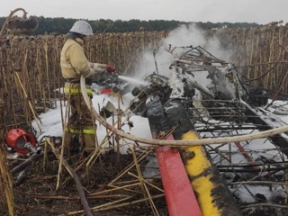 Самолет разбился в Белгородской области
