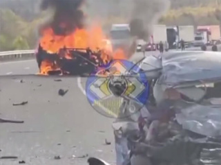 Водитель сгорел в результате ДТП на трассе "Чита – Хабаровск"