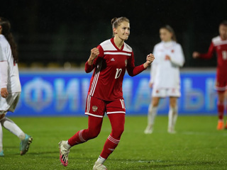 Российские футболистки сыграли вничью с командой Белоруссии