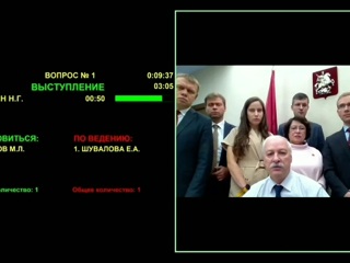 Депутаты КПРФ отключились от заседания МГД