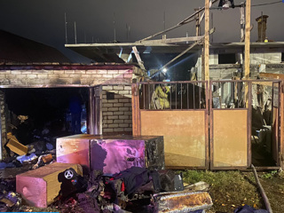 Житель Башкирии сгорел в собственном гараже