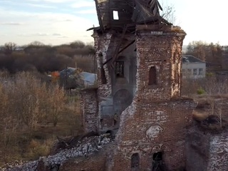 В рязанском селе обрушилась Богоявленская церковь 17 века
