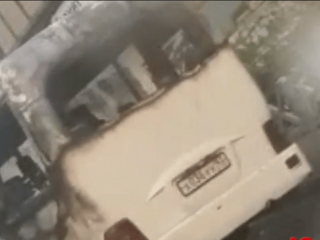 В Сочи сгорел дотла пассажирский автобус