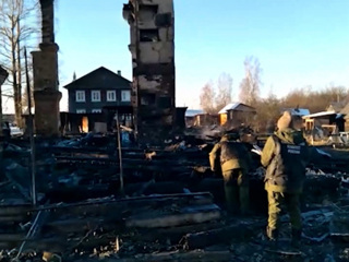 Четыре человека погибли при пожаре в Костромской области