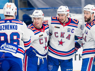 Хоккейный СКА по-футбольному победил в Екатеринбурге
