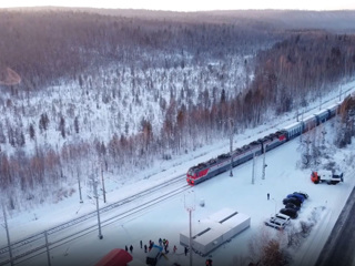 РЖД запустили поезда по новому двухпутному участку БАМа