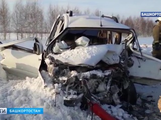 В массовом ДТП в Башкирии погиб водитель