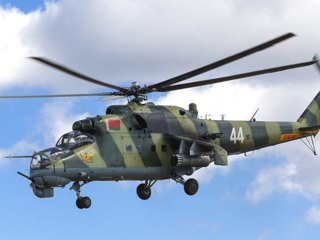 Вертолет Ми-24 совершил вынужденную посадку в Белоруссии