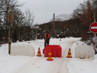 Из-за опасности схода лавин закрыта дорога на Ай-Петри