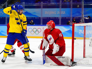 Шведские хоккеисты восстановили равенство в матче с россиянами