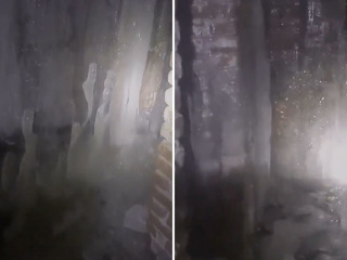 В Магнитогорске подвал жилого дома стал ледяной пещерой