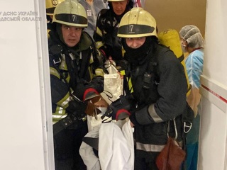 Пациенты эвакуированы после пожара в больнице Одессы