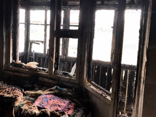 В центре Калуги сгорела двухкомнатная квартира