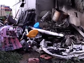 Реактивный снаряд ВСУ разрушил дом с жильцами под Херсоном
