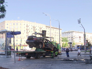 На голове сгорело все: подробности страшной аварии в центре Москвы