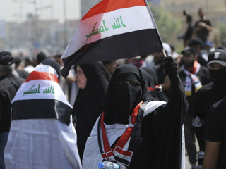 В Багдаде прошла акция протеста против США