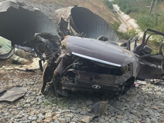 Четыре человека погибли в легковушке, вылетевшей с трассы "Каспий"