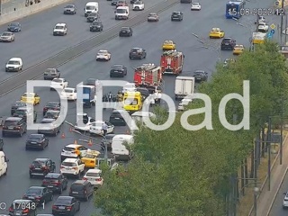 Таксист устроил массовое ДТП на Кутузовском проспекте, пострадали двое