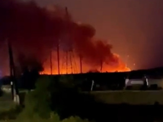 Белгородский губернатор сообщил о пожаре на складе боеприпасов