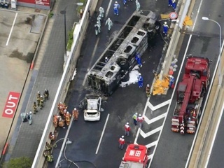 Два человека погибли в ДТП с автобусом в Японии