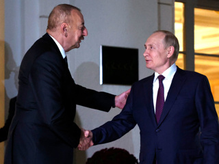 Путин и Алиев обсудили реализацию договоренностей, достигнутых в октябре