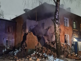 Жилой дом обрушился в Рязани после взрыва газа