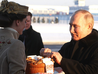 Путин прилетел в Минск