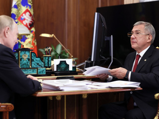 Путин и Минниханов обсудили настроения людей и строительство дорог