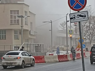 На станции метро "Каширская" произошел пожар