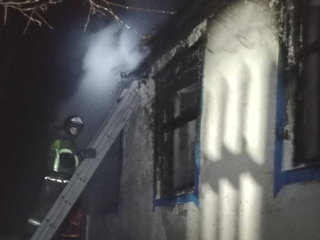 Пятеро детей оказались одни в загоревшемся доме