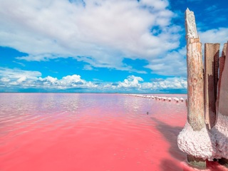 Молочное, розовое и золотое – уникальные озера России