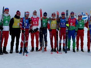 Мужскую эстафету "Чемпионских высот" выиграли лыжники Тюмени