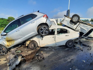 Не менее 35 человек пострадали в столкновении 46 машин в ЮАР