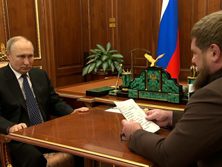 Путин встретился с главой Чеченской Республики
