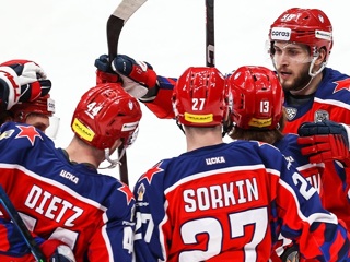 Хоккеисты ЦСКА одержали волевую победу над "Северсталью"