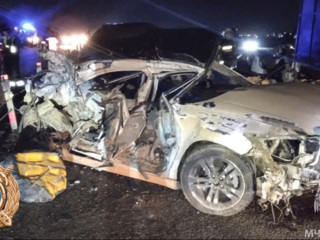 Два водителя погибли в массовой аварии на федеральной трассе