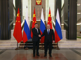 Российский премьер и глава КНР встретились в Доме правительства