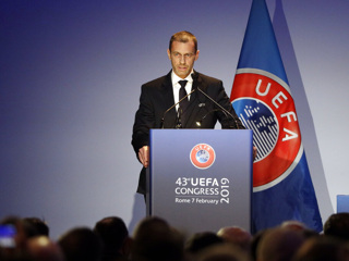 Чеферин переизбран президентом УЕФА еще на четыре года
