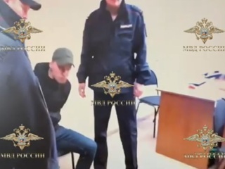 МВД показало кадры с задержанным по делу о покушении на Прилепина
