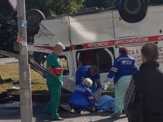 Фельдшер погибла в аварии с участием скорой помощи в Липецке