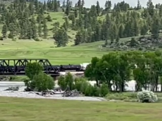 В США мост через реку обрушился вместе с грузовым составом