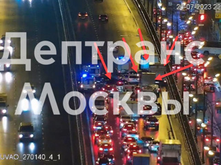 Пять автомобилей попали в аварию на Новорязанском шоссе
