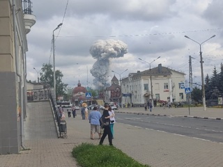 Губернатор выехал на место взрыва в Сергиевом Посаде, объявлена эвакуация