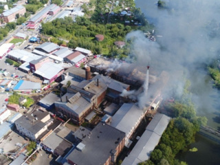 Крупный пожар на складе в подмосковном Ногинске потушен