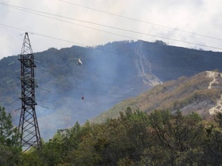 Лесной пожар в Геленджике полностью ликвидирован