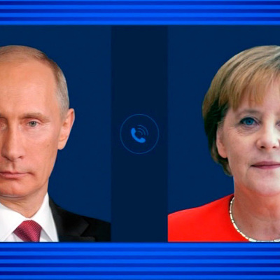 Путин и Меркель удовлетворены строительством 